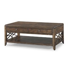 Trisha Yearwood Home Georgia Rain Cocktail Table w/casters