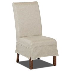 Trisha Yearwood Home Gwen Upholstered Parson Chair WITH Slipcover