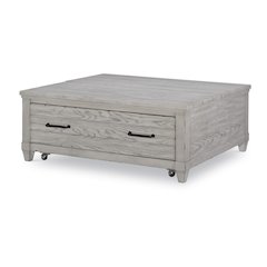 Belhaven Cocktail Table W/ Lift Top Storage (On Casters, 1 Drawer)