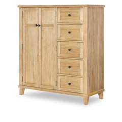 Door/Drawer Chest (2 Doors, 2 ADJ Shelves, 2 Fixed Shelves, 5 Drawers)