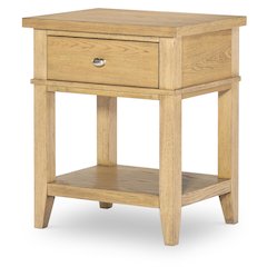 Today's Traditions Open Night Stand (1 Drawer, 1 OPEN SHELF, USB-C)