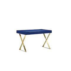 Gold Alexa Desk Navy & Gold Combo