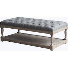 Z-Athena Rect Coffee Table White And Frost Gray