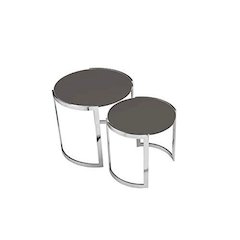Orion Nesting Side Tables Gray