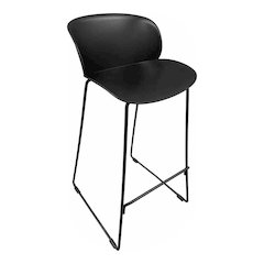 Cal Barstool Black (Set Of 2)