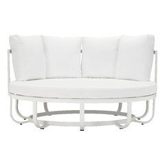Naples Daybed, White In Aluminum