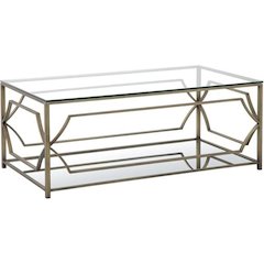 Z-Edward Rect Coffee Table Brass