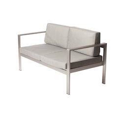 Karen Sofa, Grey In Aluminum