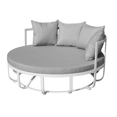 Naples Daybed, Taupe In Aluminum