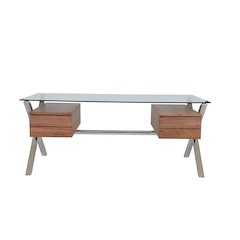 Beverli Desk Large Walnut