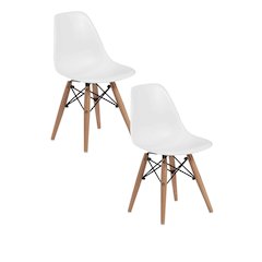 Children Daphney Chair - White (Set Of 2)