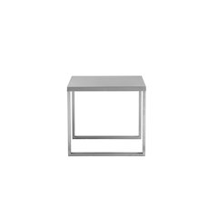 Clark Side Table Brushed Metal