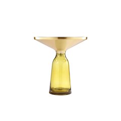 Gbelinda Side Table Yellow Glass