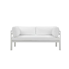 Cloud Sofa White In Aluminum