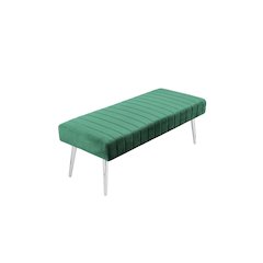 Hilda Bench Velvet Green