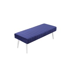 Hilda Bench Velvet Navy