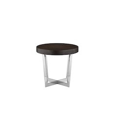 Oyster Side Table Espresso