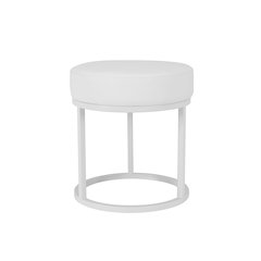 Stan Stool Faux Leather White