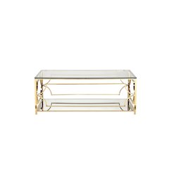 Z-Edward Rect Coffee Table Gold