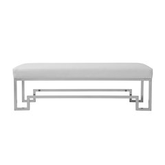 Z-Silver Laurence Bench Pu White Gator