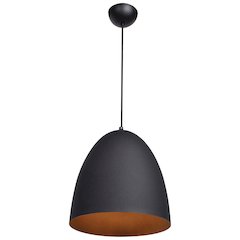 LED Pendant in Matte Black Color