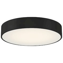 3CCT LED Flush Mount in Black Color