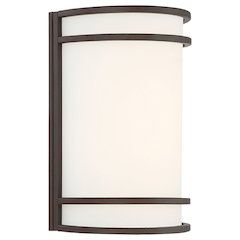 LED Wall Sconce in Bronze Color