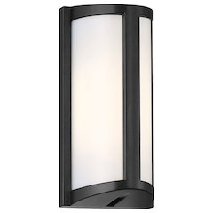 Outdoor LED Wall Mount in Black Color