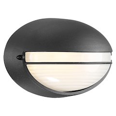 Outdoor LED Bulkhead in Black Color