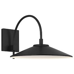 Outdoor LED Wall Mount in Black Color