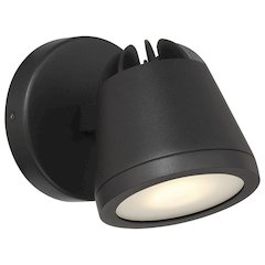 Outdoor Adjustable LED Spotlight in Black Color