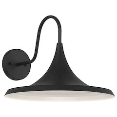 Outdoor LED Wall Mount in Black Color