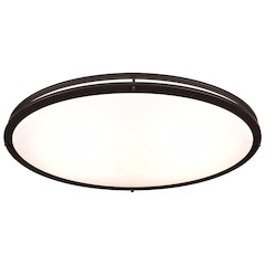 LED Flush Mount in Bronze Color