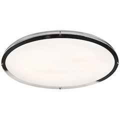 LED Flush Mount in Chrome Color