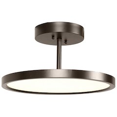 LED Semi-Flush in Oil Rubbed Bronze Color