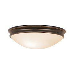 Flush Mount in Oil Rubbed Bronze Color