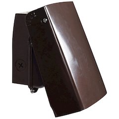 Outdoor Adjustable LED Wall Mount in Bronze Color