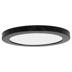 3CCT LED Flush Mount in Black Color