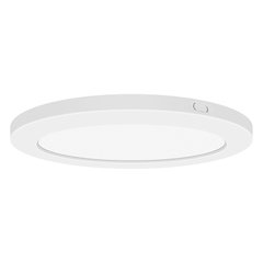 Dual Voltage LED Flush Mount in White Color
