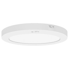 Dual Voltage Motion Sensor LED Flush Mount in White Color