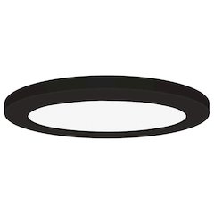 LED Flush Mount in Black Color
