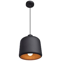 LED Pendant in Matte Black Color