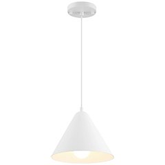 LED Pendant in Matte White Color