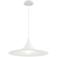 LED Pendant in Matte White Color