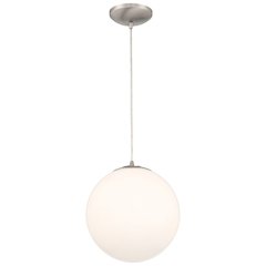 Pendant in Brushed Steel Color