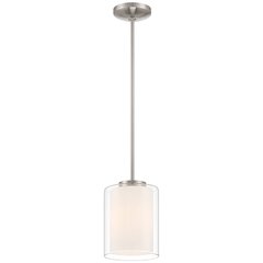 Pendant in Brushed Steel Color