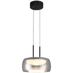 LED Pendant in Matte Black Color