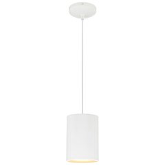 LED Pendant in Matte White Color