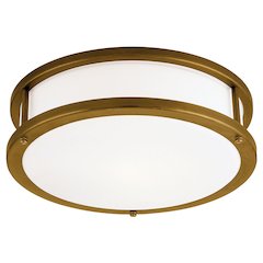 Flush Mount in Bronze Color