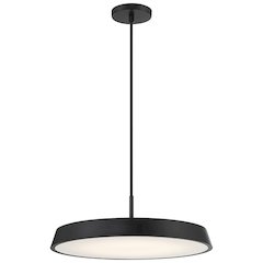 3CCT LED Pendant in Matte Black Color